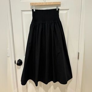 Hill House Black Maxi Skirt